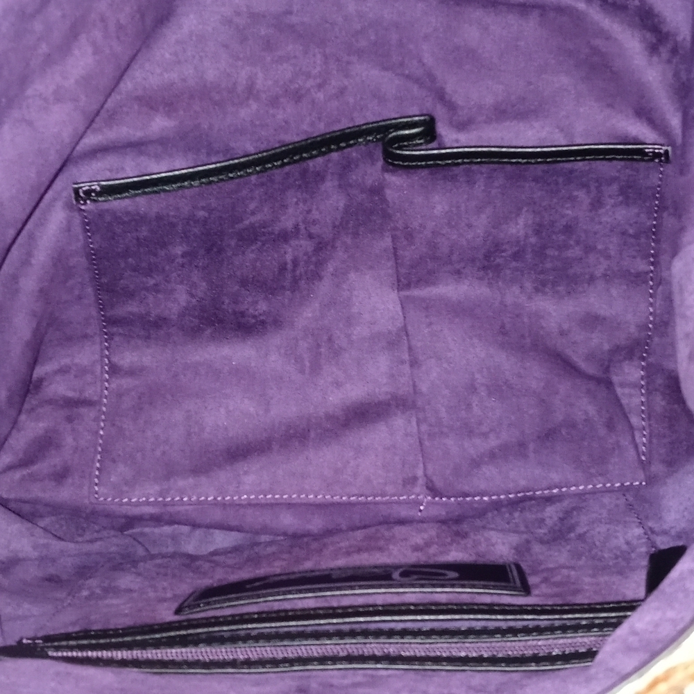 Original Sharif purse tote bag leather fringes NWT - Picture 13 of 16
